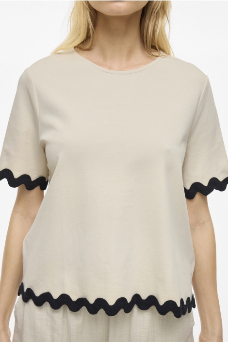 Vila vicalisa o-neck 2/4 top